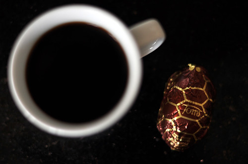 Kaffe og chokoladeskildpadde