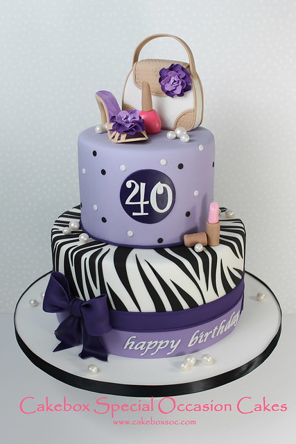 40th Birthday Cake For Women - A Birthday Cake