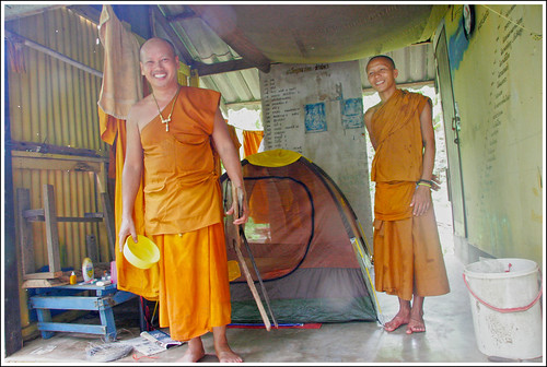 Monks at Koh Kaew Yai near Phuket