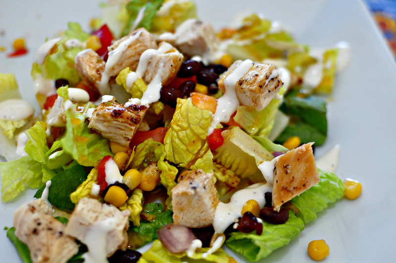 Mexican Chicken Salad with Chili Lime Vinaigrette