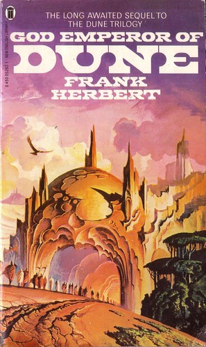 Dune Messiah by Frank Herbert. NEL 1972. Cover artist Bruce Pennington