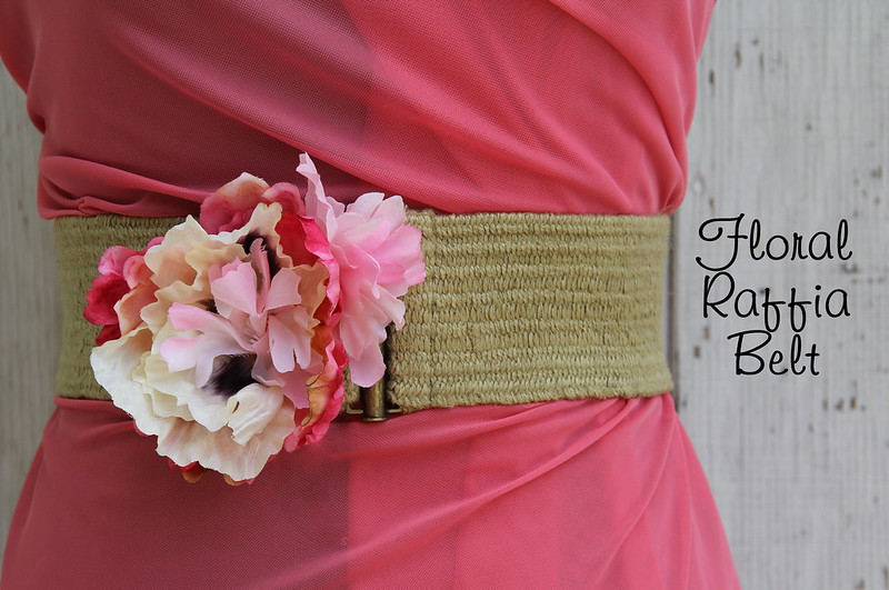 Kristina J. DIY Ideas | DIY Style: How To Make a Floral Raffia Belt