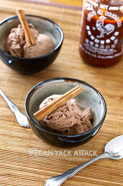 Chocolate Sriracha Vegan Ice Cream