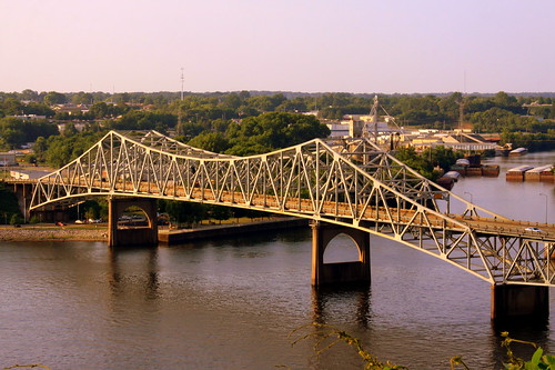 O'Neal Bridge - The Shoals, AL (Southern Bluff View)