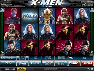 X-Men 50 Line slot game online review