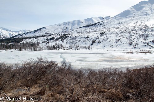 lake alaska unitedstates frozenlake summitlake moosepass kenaipeninsular