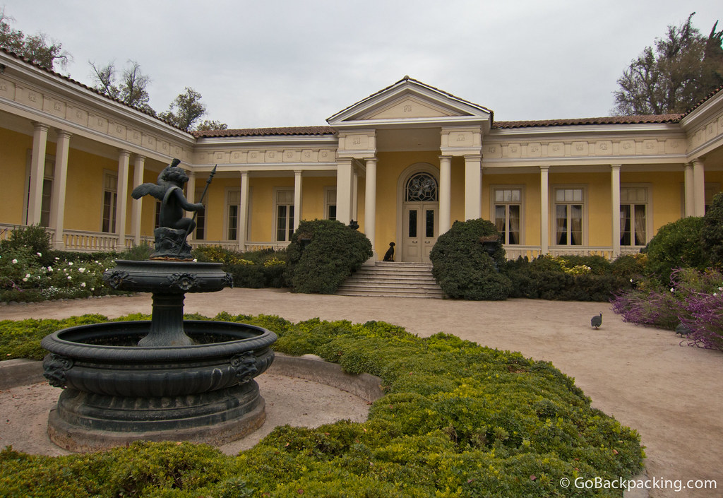 19th century summer residence of the Concha y Toro family