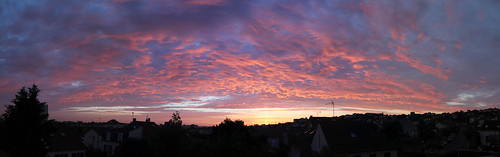 panorama sunrise stitched rueil