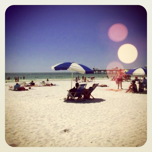 summer beach square florida clearwater earlybird iphone3g iphoneography instagram