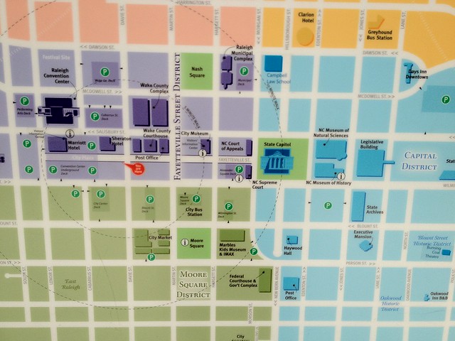 Raleigh Downtown Map | Flickr - Photo Sharing!
