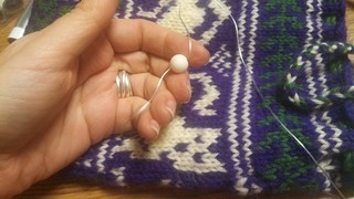 Thread Covered Bead 1