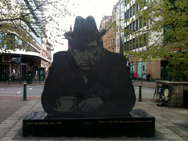 Tony Hancock sculpture in Birmingham