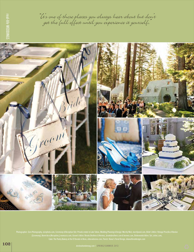 Lake Tahoe Wedding Merrily Wed Wedding Planner