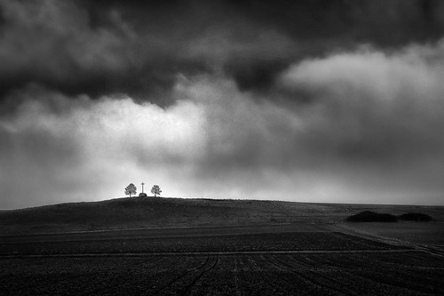 sky bw tree monochrome clouds germany landscape deutschland google flickr kreuz geotag bäume treescape ries schwaben 2013 em5 500px 1235mm silverefexpro flvonmirikr 500pxstore