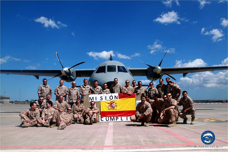 Crew change at the Spanish Air Force Detachment in Sigonella – EUNVAFOR MED