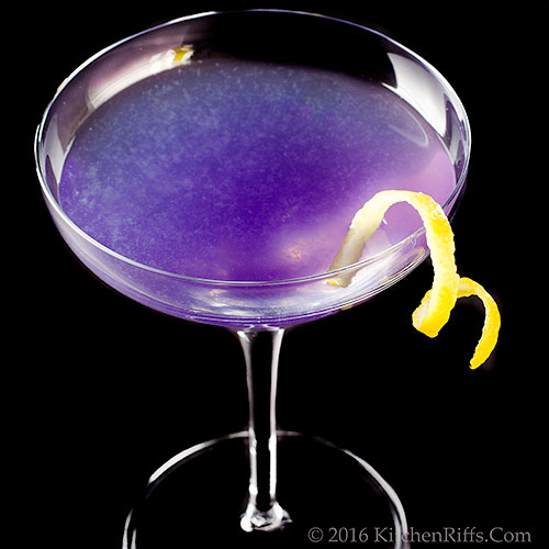 Kitchen Riffs: The Blue Moon Cocktail