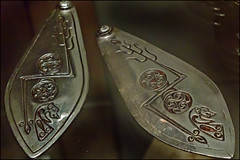 Silver Ornaments with Pictish Designs, National Museum of Scotland