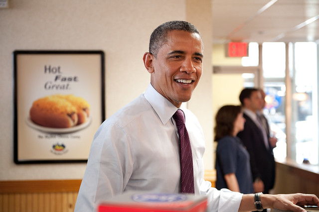 Barack Obama in Cincinnati Ohio, 071612