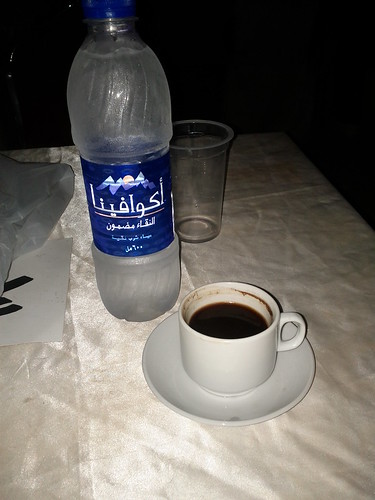 Coffee and water