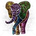 #Elephant #Floral #Batik #Art #Design - on #Graphicriver