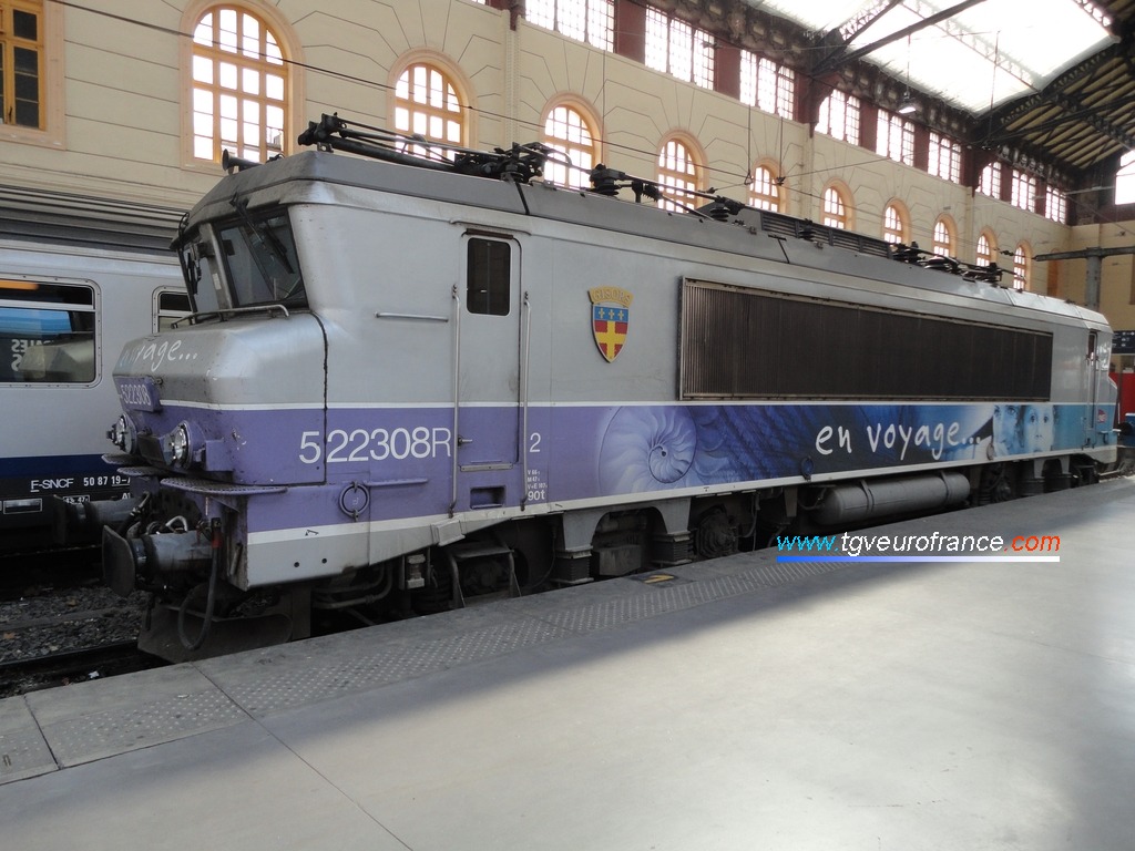 La locomotive électrique bitension BB 22308 SNCF