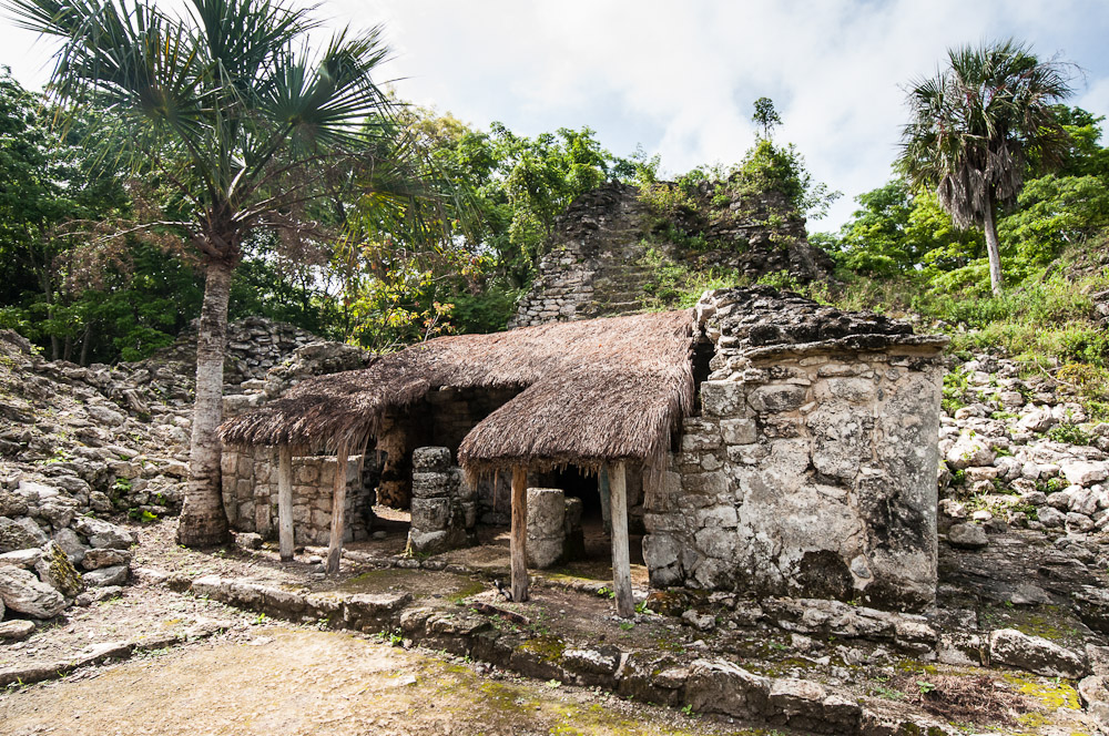 Las ruinas mayas de Muyil en Sian Ka'an