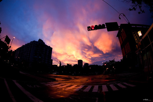 city sky urban cloud sun sunrise canon fire taiwan burning taipei 台北 天空 日出 pooldodo