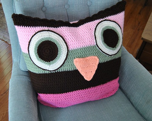 soft owl pillow