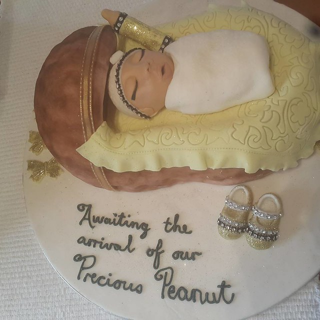 Shaneeza Sha‎'s Baby Shower Cake