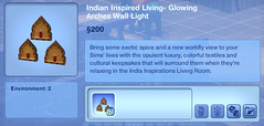 Indian Inspired Living- Glowing Arches Wall Light