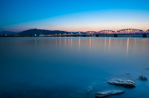 sunset japan tokushima bizan yoshinogawa nikond90