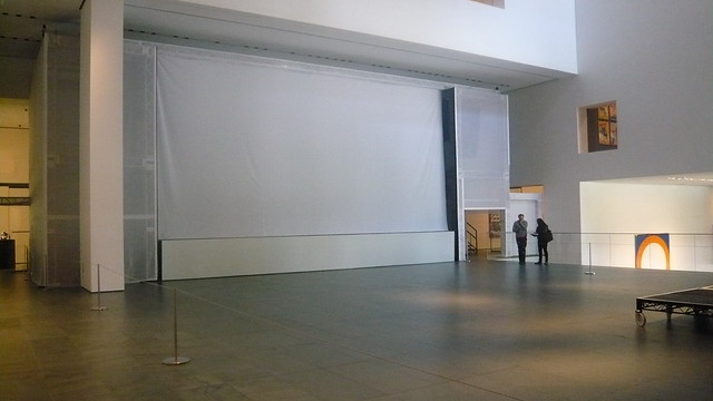 The sad stage where Kraftwerk plays