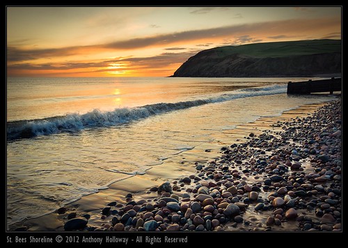 sunset sea seascape beach landscape pebbles shore fv10 photoengine oloneo