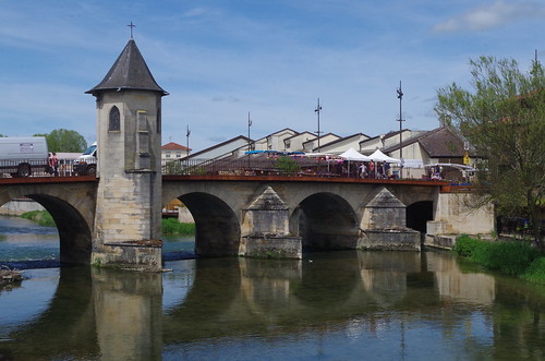 bridge france tower river lorraine barleduc