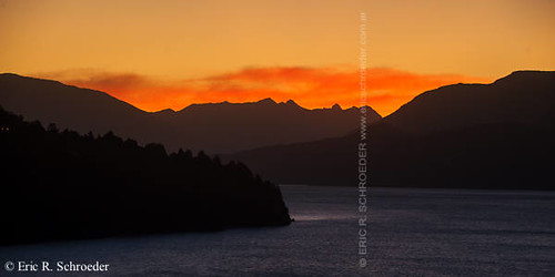 sunset orange patagonia lake argentina lago atardecer nikon place places lugares andes naranja f28 lugar cordillera sanmartindelosandes neuquen neuquén lacar sanmartíndelosandes lagolacar 70200mmf28 parquenacionallanín d700