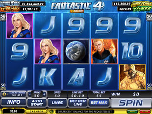 Fantastic Four 50 Lines Slot Machine