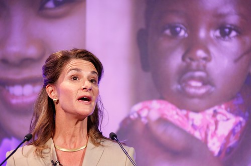 Melinda Gates, speaking at the London Summit on Family Planning