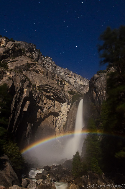 Moonbow at Yosemite Falls