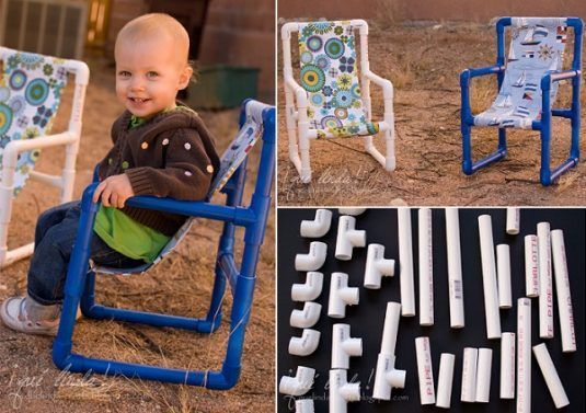 DIY PVC Toddler Chairs