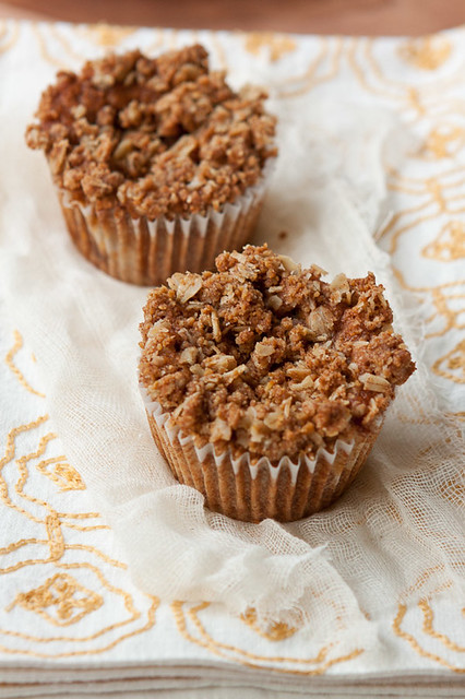 Peanut Butter and Jelly Streusel Muffins