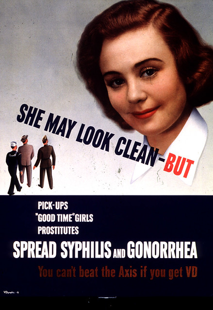 Girl Next Door - Anti-Venereal Disease Poster, WWII