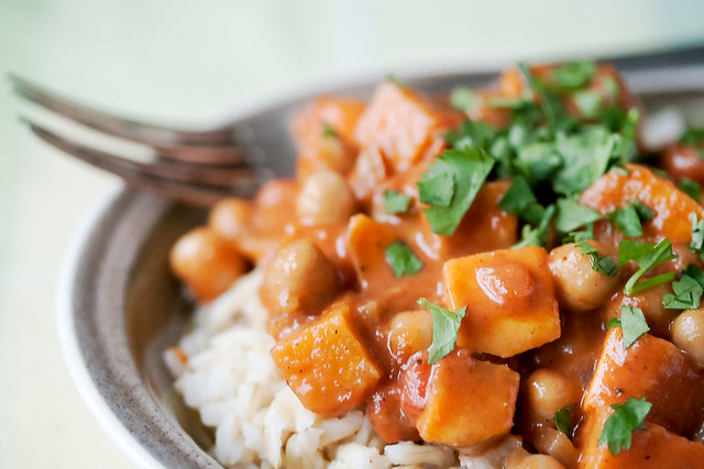 Chickpea and Sweet Potato Curry
