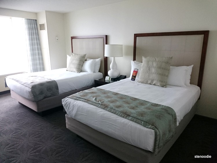 Double queen beds in Fallsview hotel