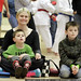 rachel & her boys, watching the karate demonstration    MG 0509