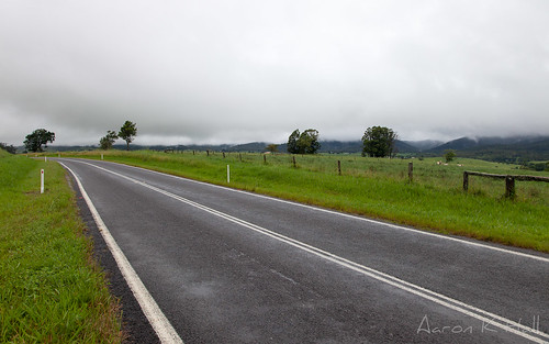 road green wet rain canon highway australia queensland upperbarron athertontablelands kennedyhighway 5dmarkii