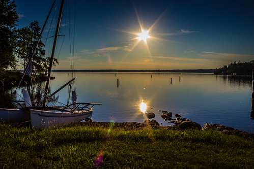 summer lake sailboat westhawk