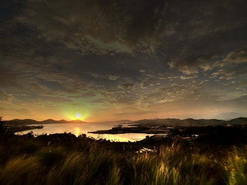 sunset landscape photo day cloudy nouvellecalédonie newcaledonia hdr iphone noumea lagrandeterre iphoneography ansedutir christophehervouet
