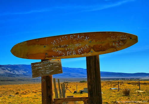 california abandoned surfboard owenslake keeler