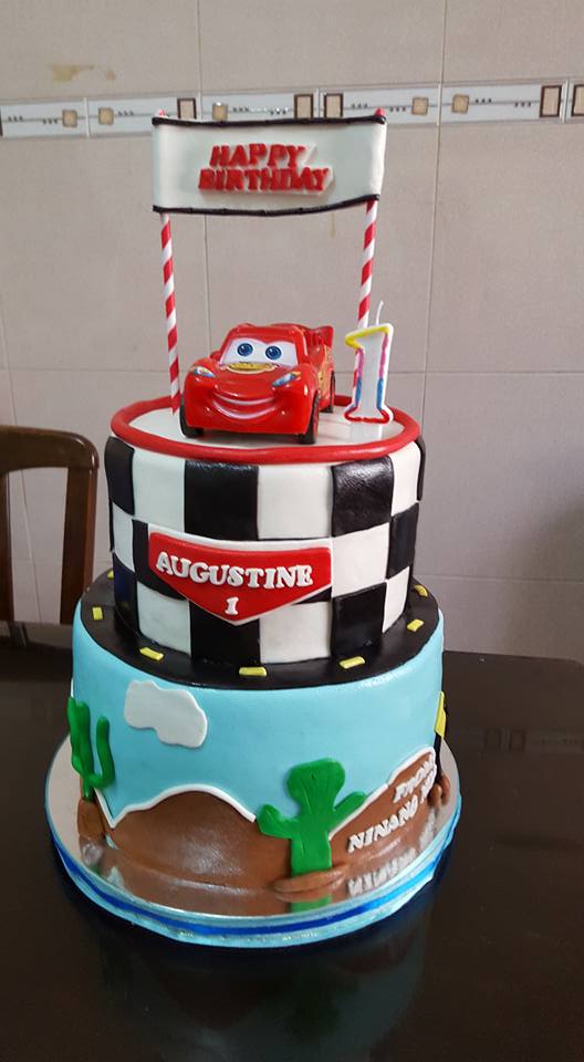 Cars Themed Cake by Mildred Albania Parallag