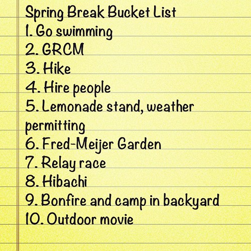 Guess which one @schaapy suggested. #springbreak #todo